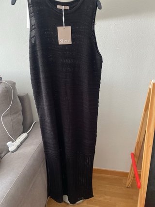 Vestido Largo Negro Sfera Talla L