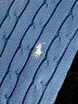 Sweater Cable Knit Polo Ralph Lauren Women's M