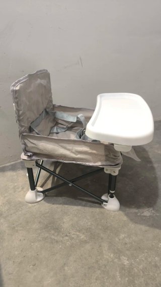 Silla trona camping para bebé Plegable