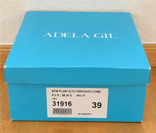 Botas Adela Gil Ante y Piel Talla 39