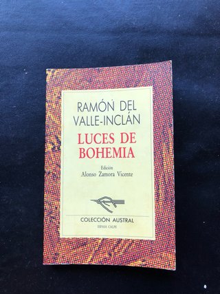 Libro luces de bohemia