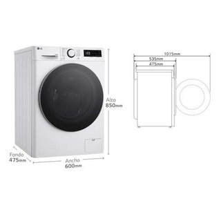 Lavasecadora LG F2DR5S09A1W