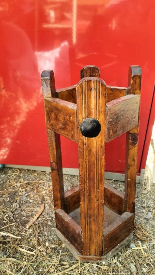 Paragüero Rústico Vintage de Madera