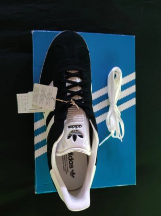 Zapatillas Adidas Gazelle Hombre Negras Blancas