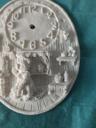 Reloj Marmolina Ositos (Para Decoración)