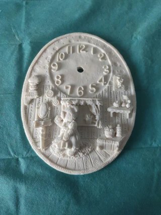 Reloj Marmolina Ositos (Para Decoración)