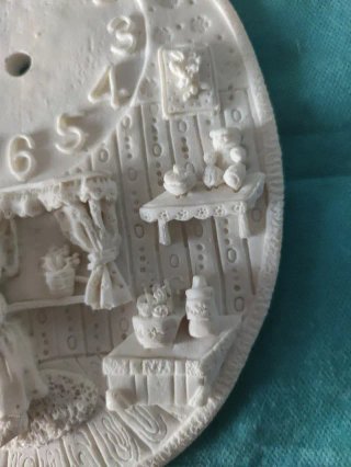 Reloj Marmolina Ositos (Para Decoración)