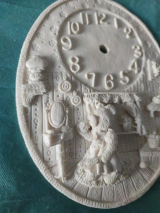 Reloj Marmolina Ositos (Para Decoración)