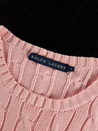 Sweater Cable Knit Polo Ralph Lauren Women's L