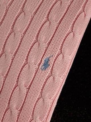 Sweater Cable Knit Polo Ralph Lauren Women's L
