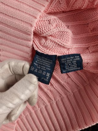 Sweater Cable Knit Polo Ralph Lauren Women's L