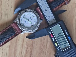 Relógio Michéle Quartz 40mm Estilo Aviador