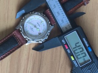 Relógio Michéle Quartz 40mm Estilo Aviador