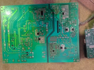 Placa Base y fuente TV Haier H75K85FUX
