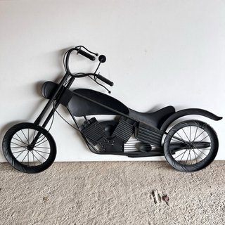 Cuadro Metálico Moto Chopper