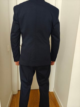 Traje Zara Azul Hombre