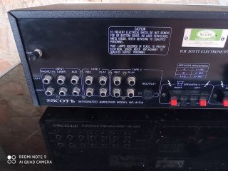 Amplificador Scott 410A Plata