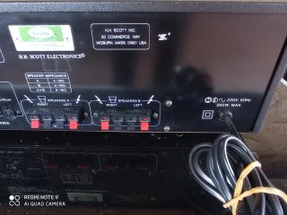 Amplificador Scott 410A Plata