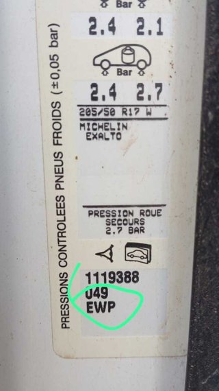 Puerta trasera izquierda citroen c4 berlina 255832