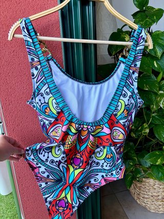 Bañador floral cadenas - Sin estrenar