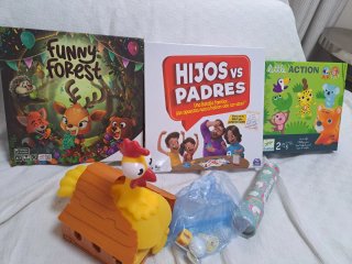 Lote de 5 Juegos de Mesa Infantiles