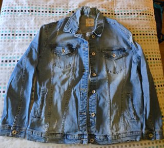 Cazadora Vaquera Stradivarius Azul Talla M