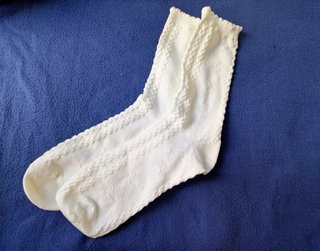 Calcetines blancos con adornos
