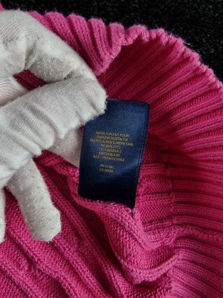 Sweater Cable Knit Polo Ralph Lauren Women M