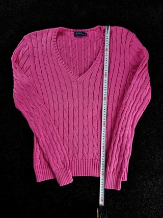 Sweater Cable Knit Polo Ralph Lauren Women M