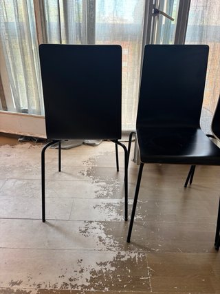 Pack 4 Sillas IKEA MARTIN Negras
