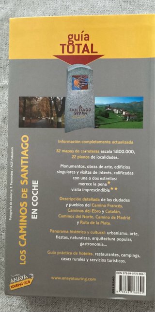 LIBRO LOS CAMINOS DE SANTIAGO EN COCHE