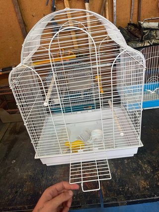 Jaula para Pájaro Blanca