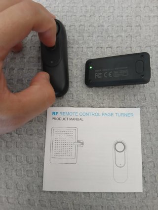 Pasa páginas inalámbrico RF