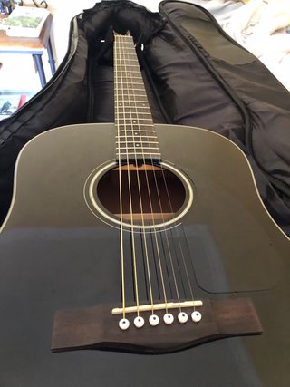 Guitarra Acústica Fender Negra