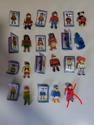 Figuras colección Disney Kinder