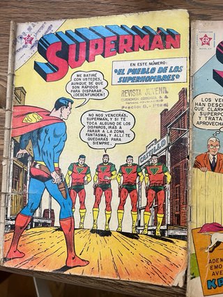 Lote 4 superman novaro 193, 223, 233 y 376
