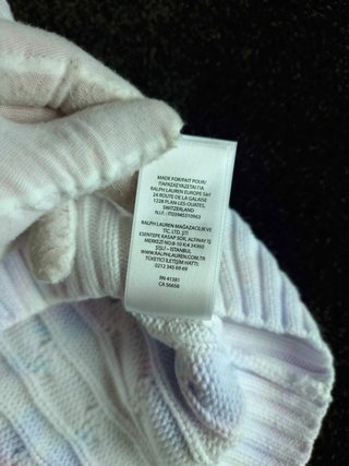 Sweater Cable Knit Polo Ralph Lauren Women L