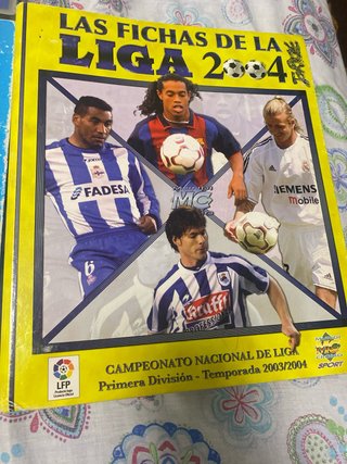Lote de 5 Álbumes Las Fichas de la Liga