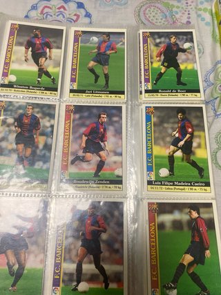 Lote de 5 Álbumes Las Fichas de la Liga