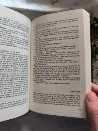 Por quién doblan las campanas. Hemingway.