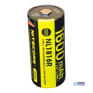 Batteria Nitecore NL1816R 18350 Li-Ion USB-C