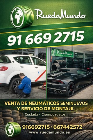 205/55R16 215/55R16 225/45R17 225/40R18 Goma Usada