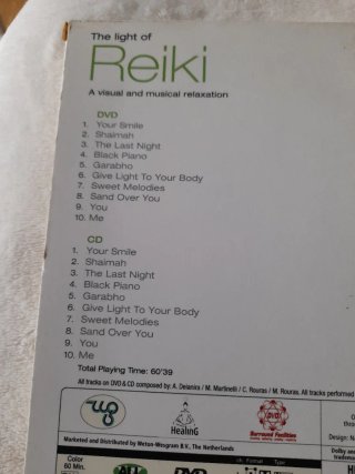 DVD + CD Reiki: Relajación Visual y Musical