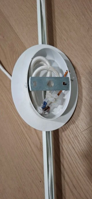 Lámpara Colgante 3 Bombillas E27 Blanca