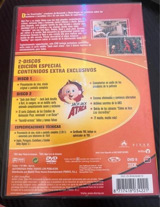 Pack 3 películas DVD originales