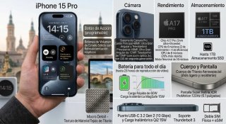 IPHONE 15 PRO 128GB BAT88%//GARANTÍA!!CAMBIO!!!