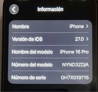 iPhone 16 Pro 128 GB Negro