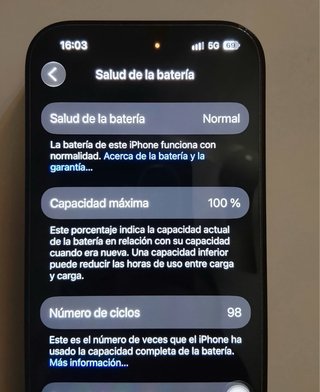 iPhone 16 Pro 128 GB Negro