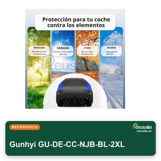 Gunhyi funda coche impermeable 2XL 450-485cm