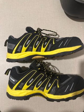 Zapatos de seguridad WORK negros y amarillos